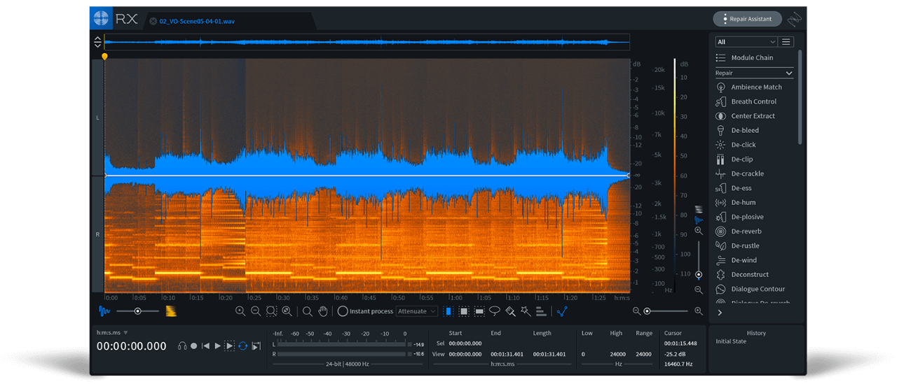 Izotope Rx 7 Elements Automatically Normalizing Audio